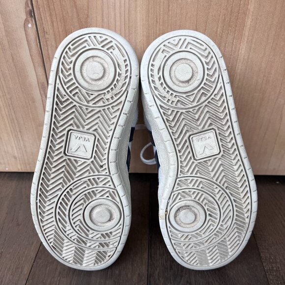 Veja V-10 Sneakers EU Size 35 White Beige Gray Navy Mesh Eco-Friendly - Picture 7 of 7